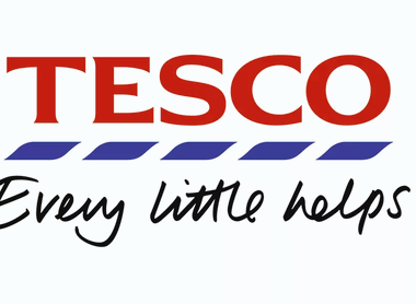 Company logo: Tesco